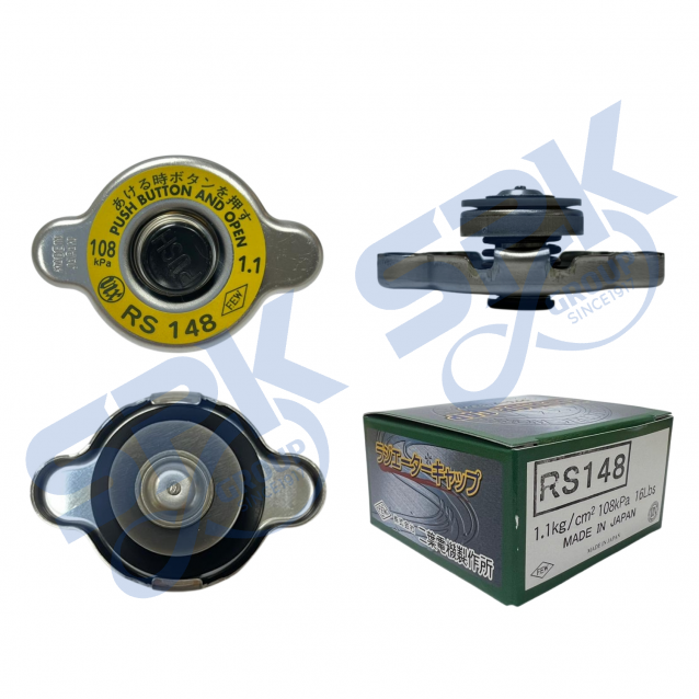 FEW Radiator Cap RS148 (Push Button) RS148 - 108kPa 1.1kg