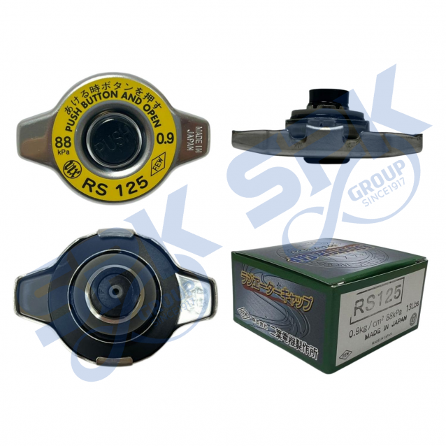 FEW Radiator Cap RS125 (Push Button) RS125 - 88kPa 0.9kg