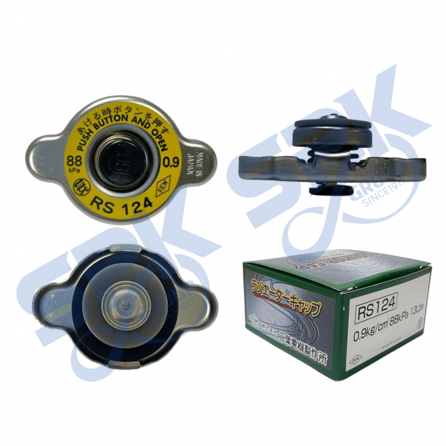 FEW Radiator Cap RS124 (Push Button) RS124 - 88kPa 0.9kg