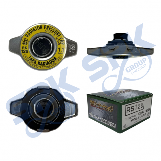 FEW Radiator Cap RS126 (Push Button) - 108kPa 1.1kg