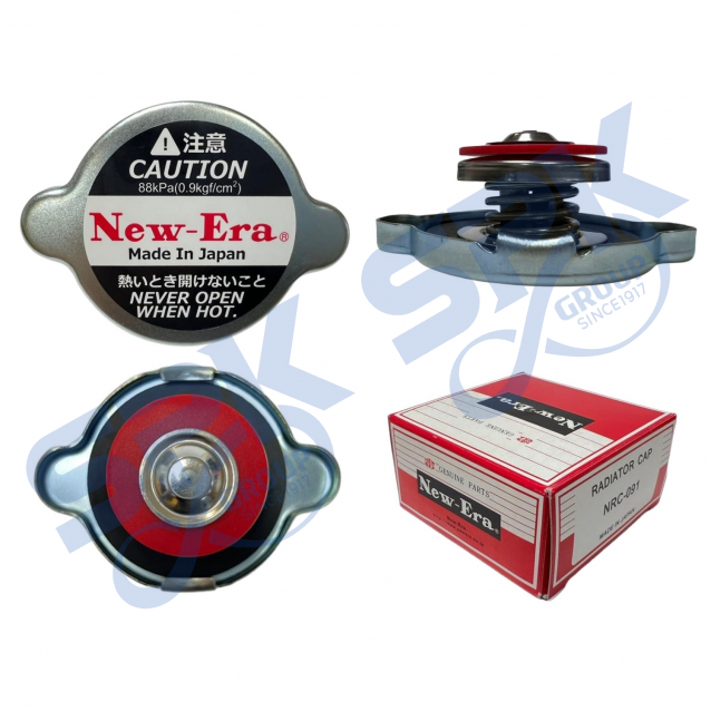 New Era Radiator Cap NRC-091 - 88kPa 0.9kg (R123, C-21, KH-C13, 022510-1730 JK)