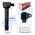 New Era Ignition Coil MIC-H3013 (30520-PFE-004, 30520-PFE-005 - Honda Acty HA6, HA7)