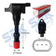 New Era Ignition Coil MIC-H3021 (30520-PWA-003 - Honda Fit, Jazz GD (outside))