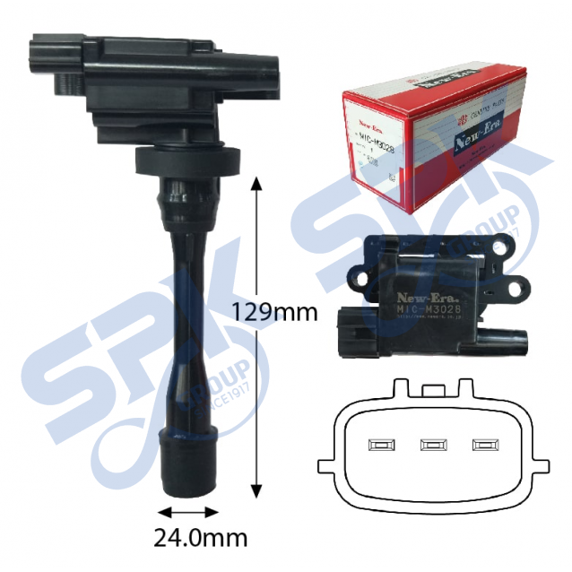 New Era Ignition Coil MIC-M3028 (MD362907, MD324048)