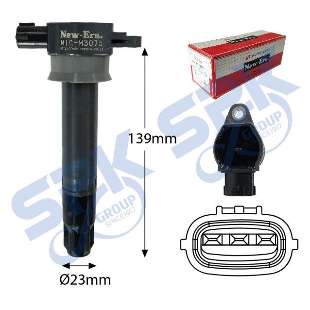 New Era Ignition Coil MIC-M3075 (1832A031)