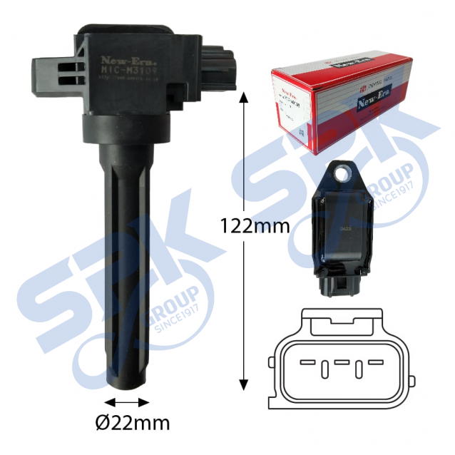 New Era Ignition Coil MIC-M3109 (1832A057 - Mirage G4)