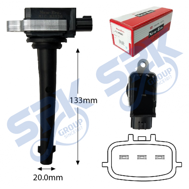New Era Ignition Coil MIC-N3020 (22448-ED800, 22448-CJ00A - Nissan Qashqai, X-Trail)