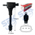 New Era Ignition Coil MIC-N3030 (22448-6N015, 22448-8U115 - Nissan Sunny N16)