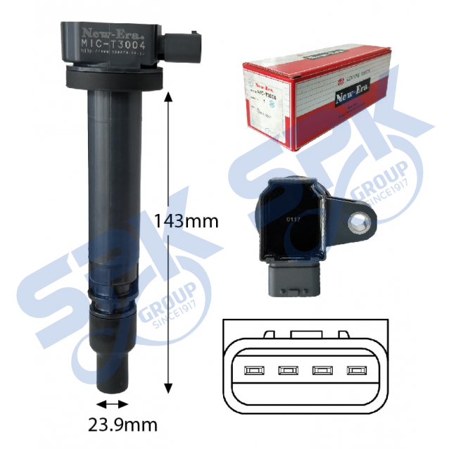 New Era Ignition Coil MIC-T3004 (90919-02237)