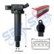 New Era Ignition Coil MIC-T3005 (90919-02243, 90919-02244 - Toyota Picnic ACM20, Camry ACV30, Estima ACR30)