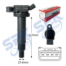 New Era Ignition Coil MIC-T3005 (90919-02243, 90919-02244 - Toyota Picnic ACM20, Camry ACV30, Estima ACR30)