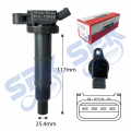 New Era Ignition Coil MIC-T3005 (90919-02243, 90919-02244 - Toyota Picnic ACM20, Camry ACV30, Estima ACR30)