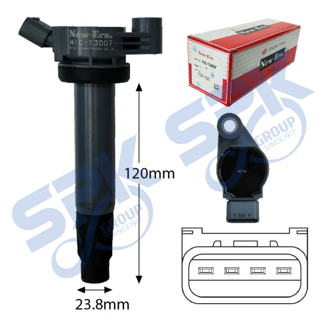 New Era Ignition Coil MIC-T3007 (90919-02246, 90080-19025)