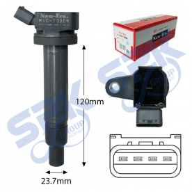 New Era Ignition Coil MIC-T3009 (90919-02230, 90919-02249)