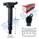New Era Ignition Coil MIC-T3011 (90919-02250/02256 -Toyota Camry ASV50, Mark X, Lexus IS250, IS350, ES300, RAV 4, Sienta NSP170)