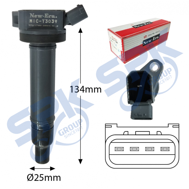 New Era Ignition Coil MIC-T3039 (90919-02245)