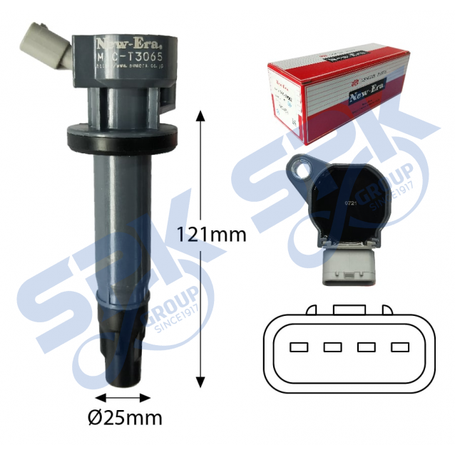 New Era Ignition Coil MIC-T3065 (90919-B2040, 90919-B1010)