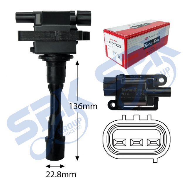 New Era Ignition Coil MIC-T3024 (19500-87101)