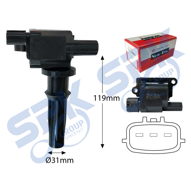 New Era Ignition Coil MIC-X3066 (27301-38020)