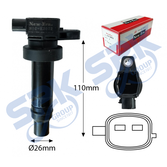New Era Ignition Coil MIC-X3072 (27301-2B010 - KIA I30 (1.4/1.6), RIO 1.4, Accent, Avante)