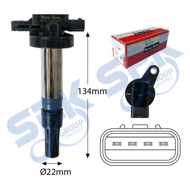 New Era Ignition Coil MIC-X3068 (4526466, 4744015)