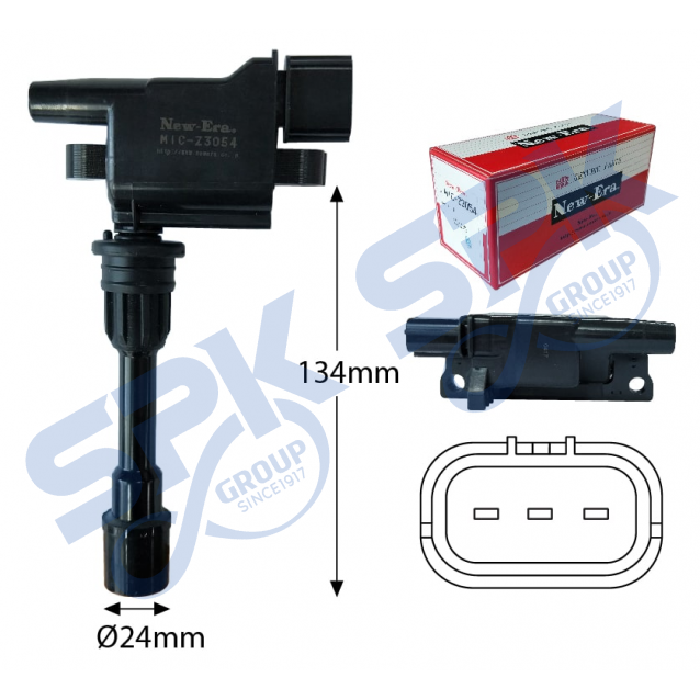 New Era Ignition Coil MIC-Z3054 (FFY1-18-100, FP85-18-100C)
