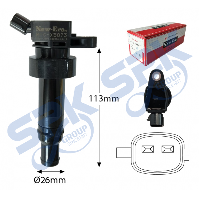 New Era Ignition Coil MIC-X3073 (27301-2B100)