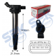 New Era Ignition Coil MIC-T3008 (90919-02258, 90919-02252 - Toyota Wish, Altis, Harrier, Prius, NOAH, Esquire)