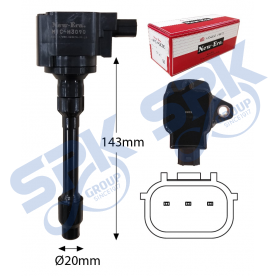 New Era Ignition Coil MIC-H3090 (30520-5R0-003, 30520-5R0-013 - Fit, Civic)