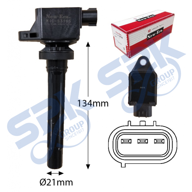 New Era Ignition Coil MIC-S3105 (33400-65J00 - Suzuki Vitara, SX4)