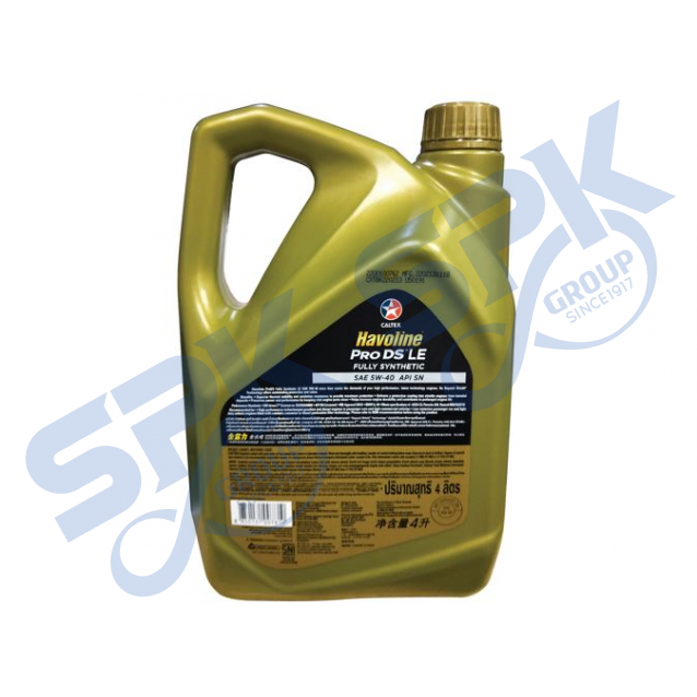 [PROMO] Caltex Havoline 5W40 (4L) 500002LPL Pro DS Fully Synthetic API SN + FREE THREEBOND COOLANT