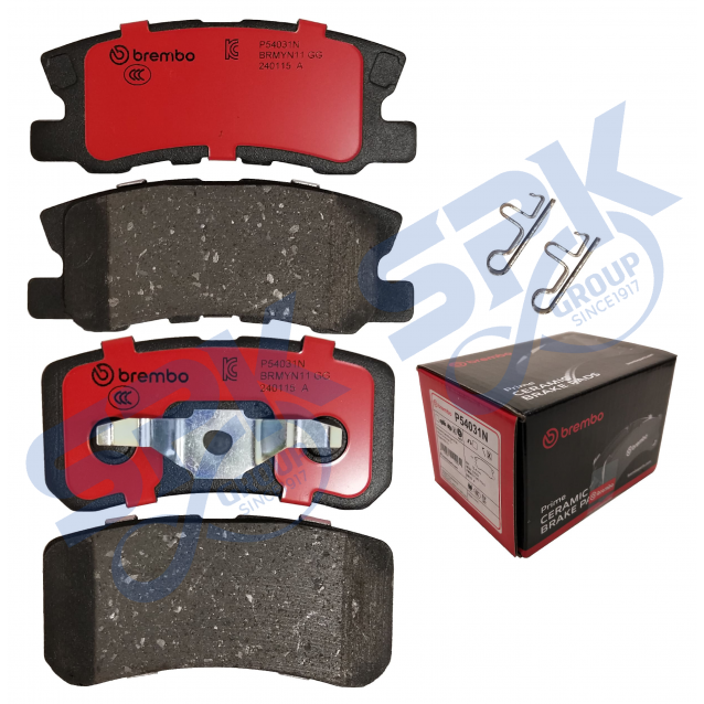 Brembo Brake Pad Rear P54031N - Mitsubishi Lancer EX2.0 CY4, Grandis NA4