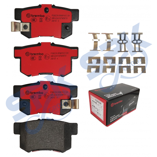 Brembo Brake Pad Rear P28022N - Honda Civic, Accord, Suzuki Swift Sport