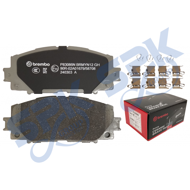 Brembo Brake Pad Front P83086N - Toyota Vios, Axio, Yaris, Allion