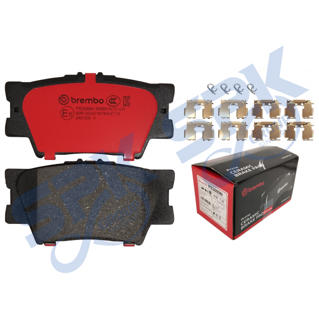Brembo Brake Pad Rear P83089N - Toyota Camry ACV40, RAV4 ACA36, Harrier ZSU60