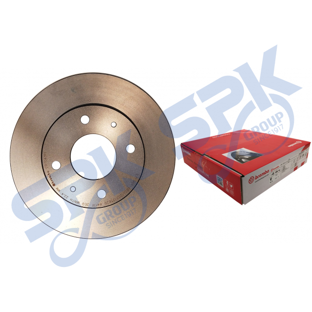 Brembo Brake Disc Rotor Front 09.7043.11 - Mitsubishi Lancer CS3