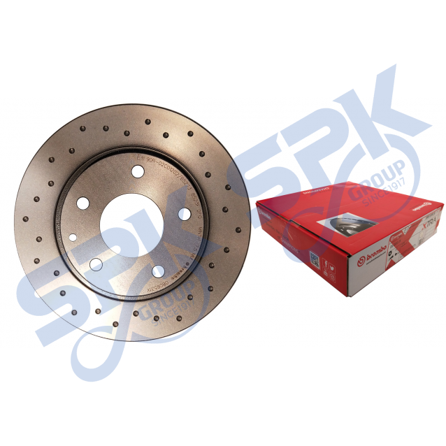 Brembo Brake Disc Rotor Rear 08.C653.1X - Mazda 3 BM BN, CX3 2018