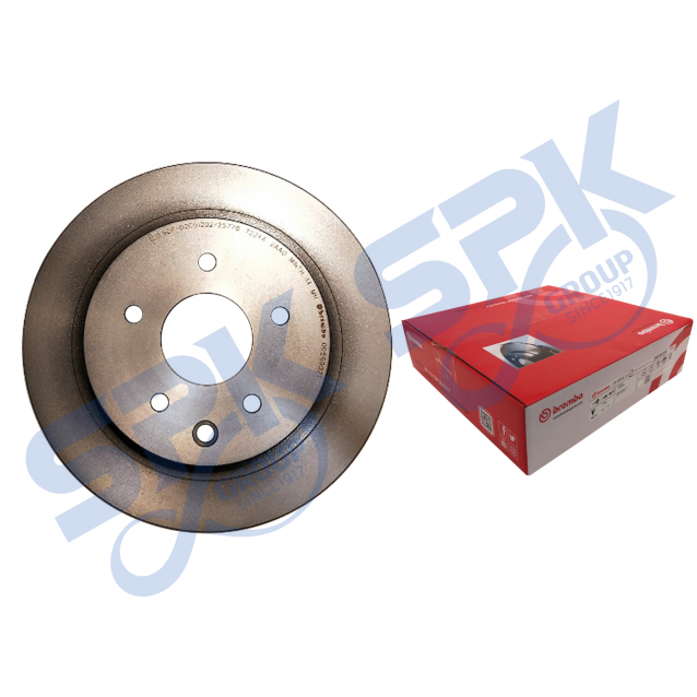 Brembo Brake Disc Rotor Rear 09.8969.21 - Nissan X-Trail T32