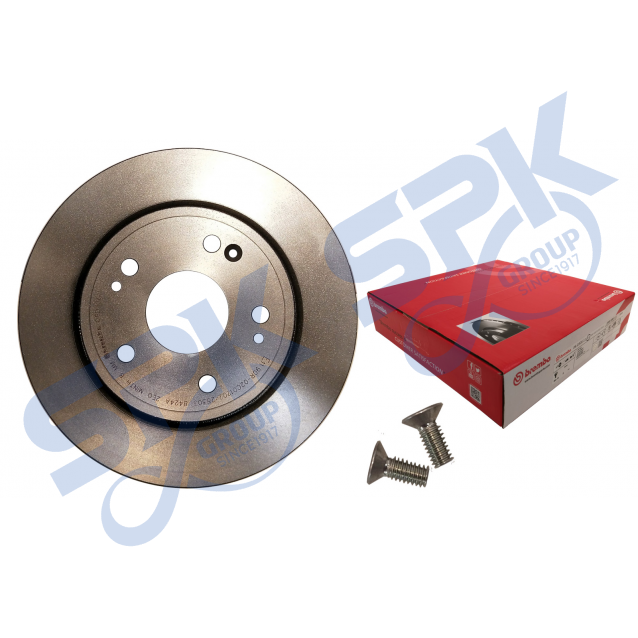 Brembo Brake Disc Rotor Rear 08.D326.11 - Honda Vezel RU1, HRV, Accord CP1 CP2