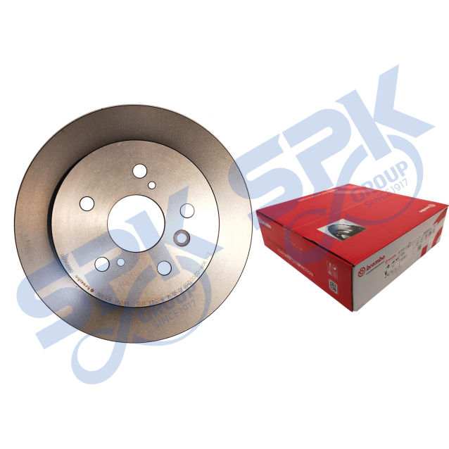 Brembo Brake Disc Rotor Rear 08.B566.11 - Toyota Camry ACV40 ASV51