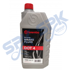 Brembo Brake Fluid L54010 - DOT 4 1L Clear ( 12 Btl / Box )
