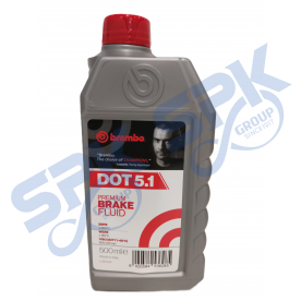 Brembo Brake Fluid L05005 - DOT 5.1 0.5L Clear ( 24 Btl / Box )