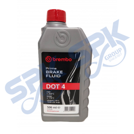 Brembo Brake Fluid L54005 - DOT 4 0.5L Clear ( 24 Btl / Box )