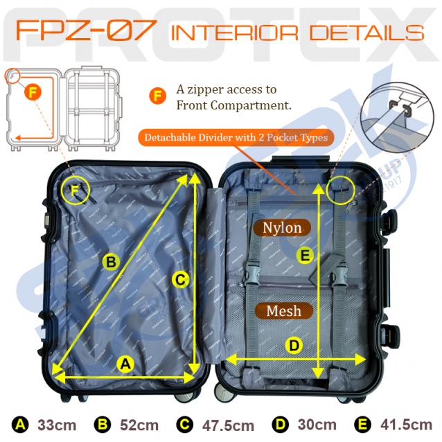 Protex FPZ-07 Carry Luggage (32L)