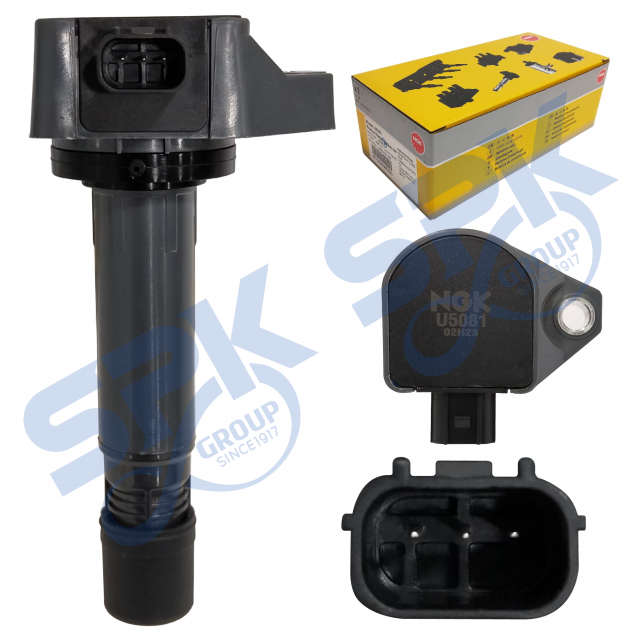 NGK Ignition Coil (U5081) Honda Civic FD1, FD4, Stream RN6, 1.8 FD / SNA, Accord 2.0 TAO, CRV, Stream 2.0
