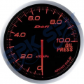 DEFI Oil Pressure Gauge 60mm (Red) DF10202