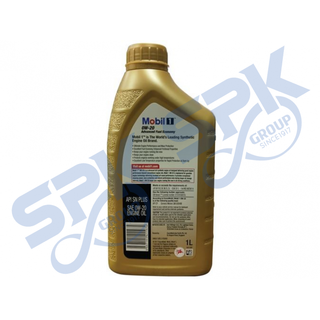 Mobil 1 0W-20 GOLD (1L) Fully Synthetic Motor Oil