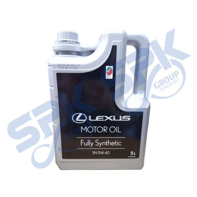 Toyota 08880-83718 5W-40 (5L) SN Fully Synthetic Lexus Motor Oil