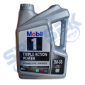Mobil 1 5W-50 (4L) Triple Action Power Fully Synthetic Engine Oil (145832)