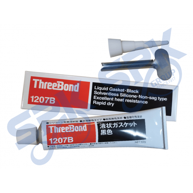 Threebond TB1207B (100G) Black Liquid Gasket RTV Silicone  -60C ~250C - Heat, Water, LLC Resistant